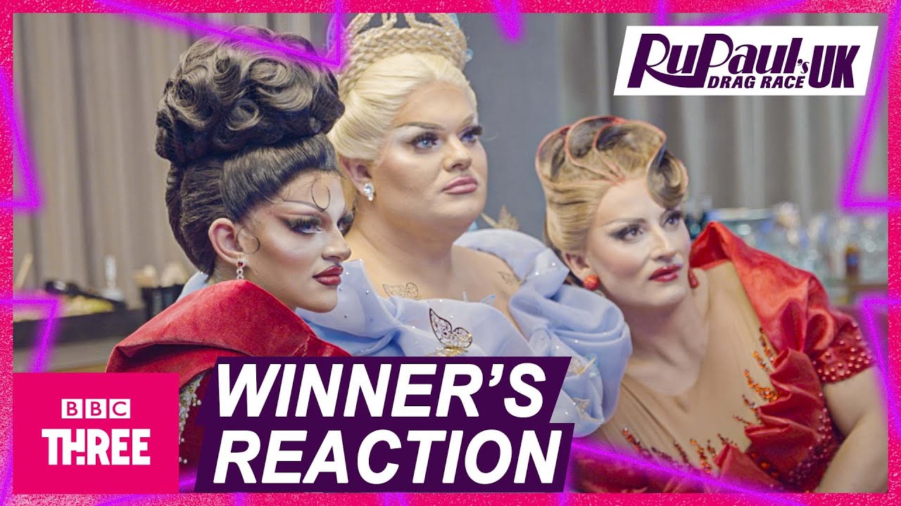 RuPaul's Drag Race UK Winner's Reaction Series 3 #shorts