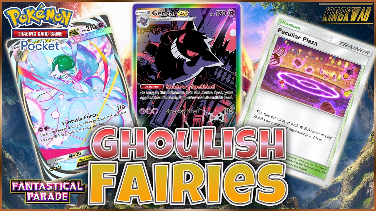 GENGAR IS BACK WITH TWO NEW BEST FRIENDS! MEGA GARDEVOIR AND PECULIAR PLAZA!!! | Pokemon TCG Pocket