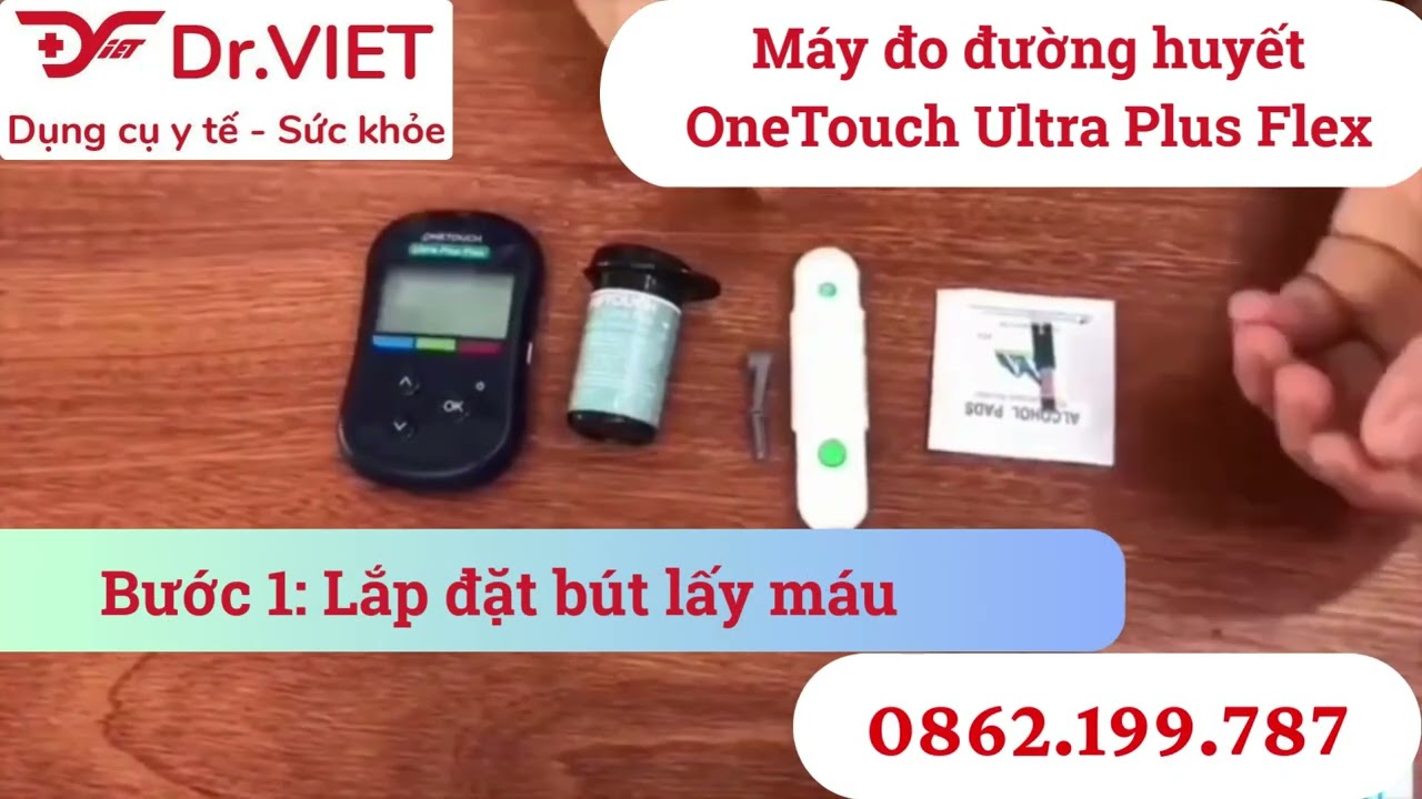 GIỚI THIỆU MÁY ĐO ĐƯỜNG HUYẾT ONETOUCH ULTRA PLUS FLEX 3