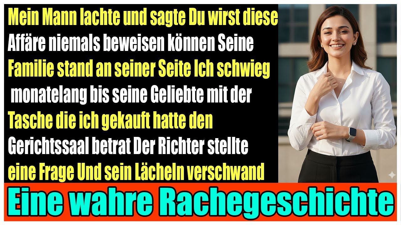 Mein Mann sagte, ich könne seine Affäre nie beweisen – bis seine Geliebte im Gericht erschien