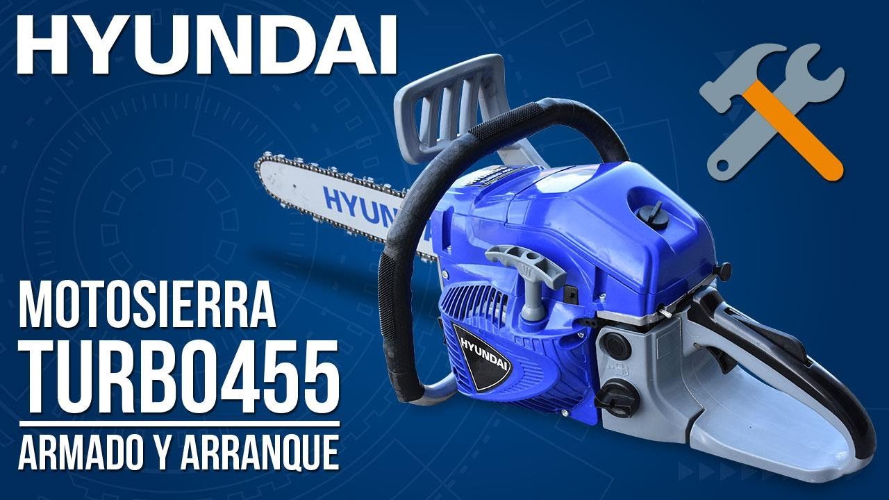MOTOSIERRA HYUNDAI TURBO455 🪵 | 🔧ARMADO Y FUNCIONAMIENTO💥