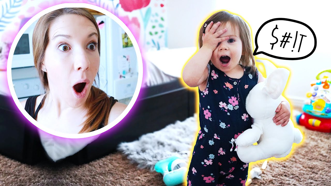 BAD MICAH! - One Year Old Says First Swear Word *Hilarious*