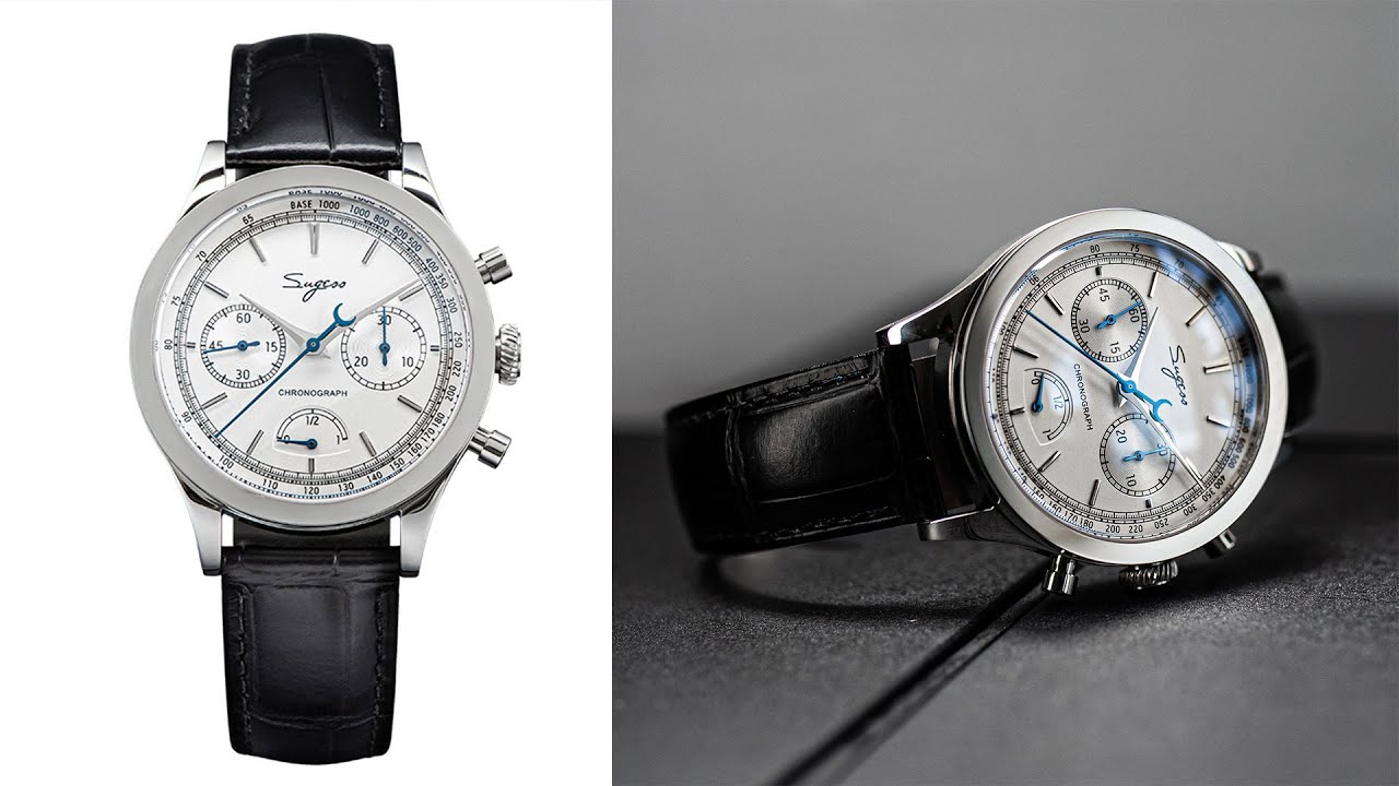Sugess Chrono Master Chronograph Watch with Power Reserve Indicator 