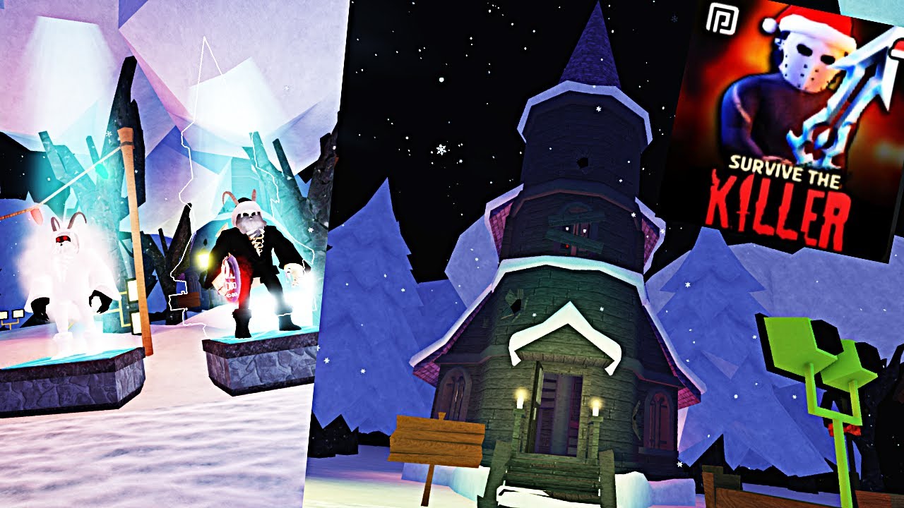❄️❄️Survive the killer ! Christmas update !!! (I lost 800k coins)❄️❄️