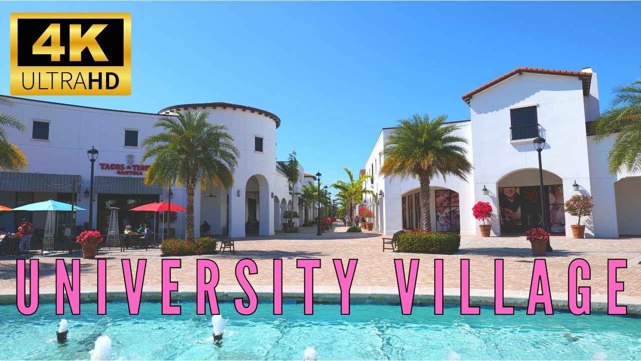 Fort Myers Florida, University Village Shops | 4K UHD 60 FPS