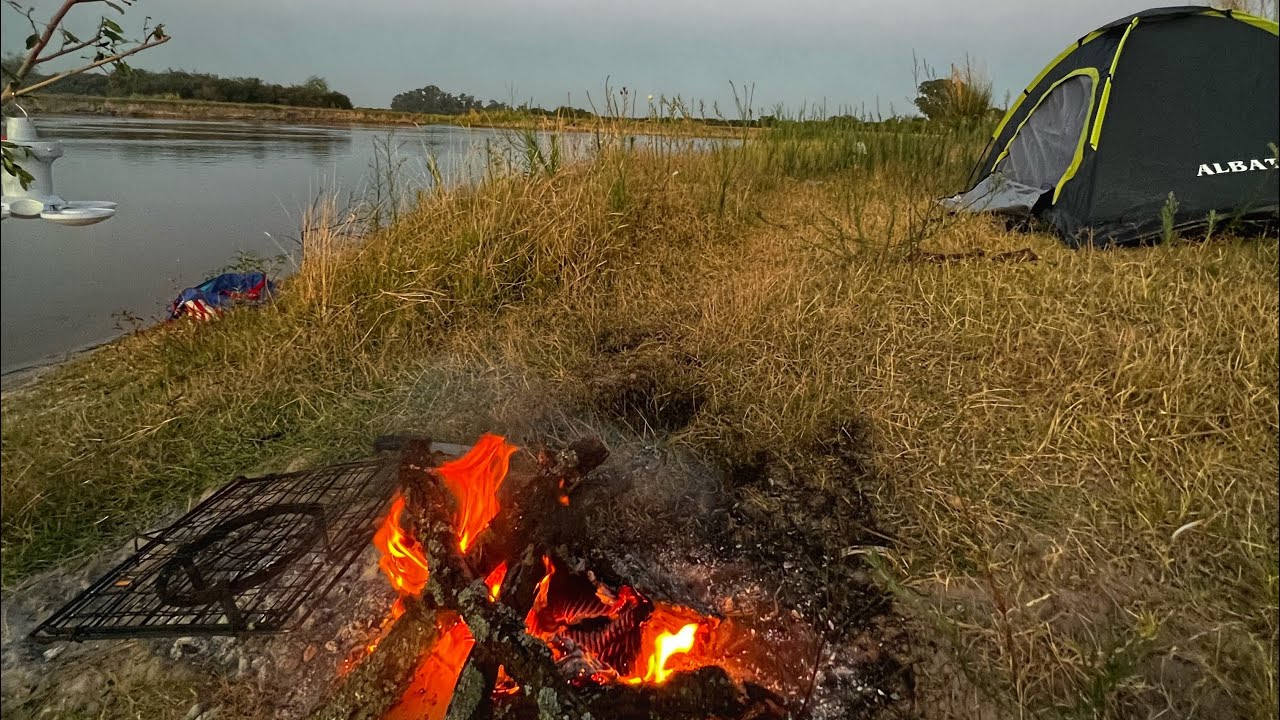 Acampando solo “Pesca y Cocina” Tararira, Bagres y Manduvi - Exploración nocturna