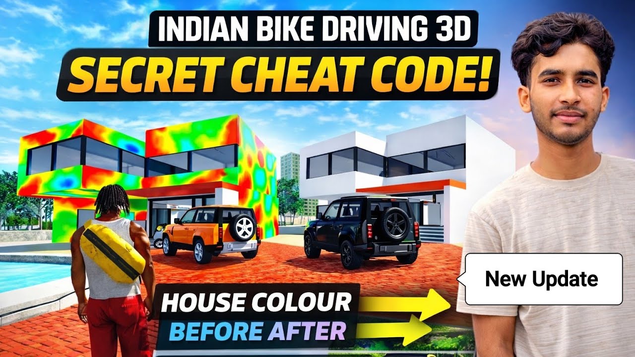 House & Defender Colour Change | Indian Bikes Driving 3D🇮🇳