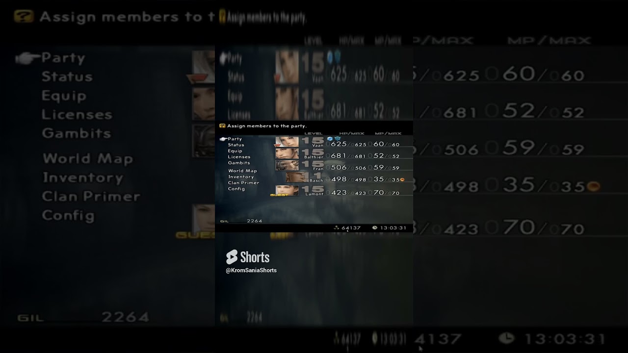 У грі Final Fantasy 12  є крокомір 👣🐾👣🐾