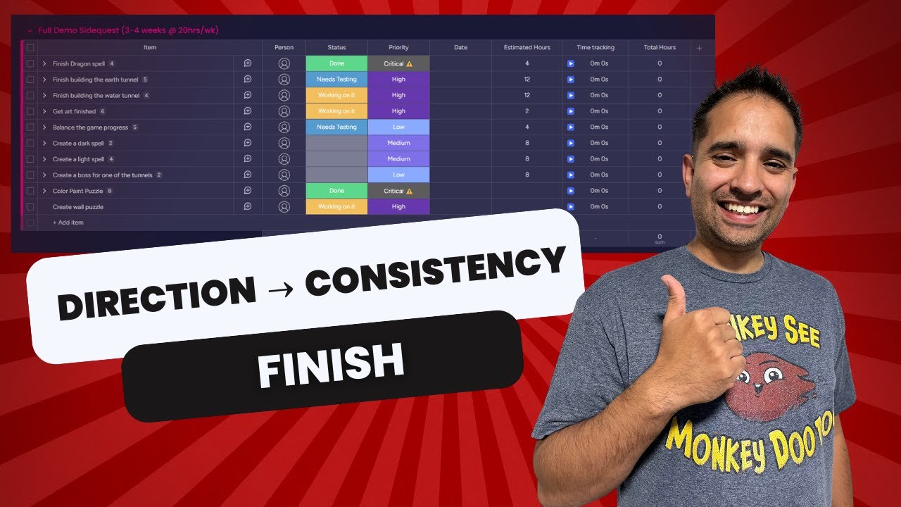 How to Stay Consistent and Actually Finish Your Game