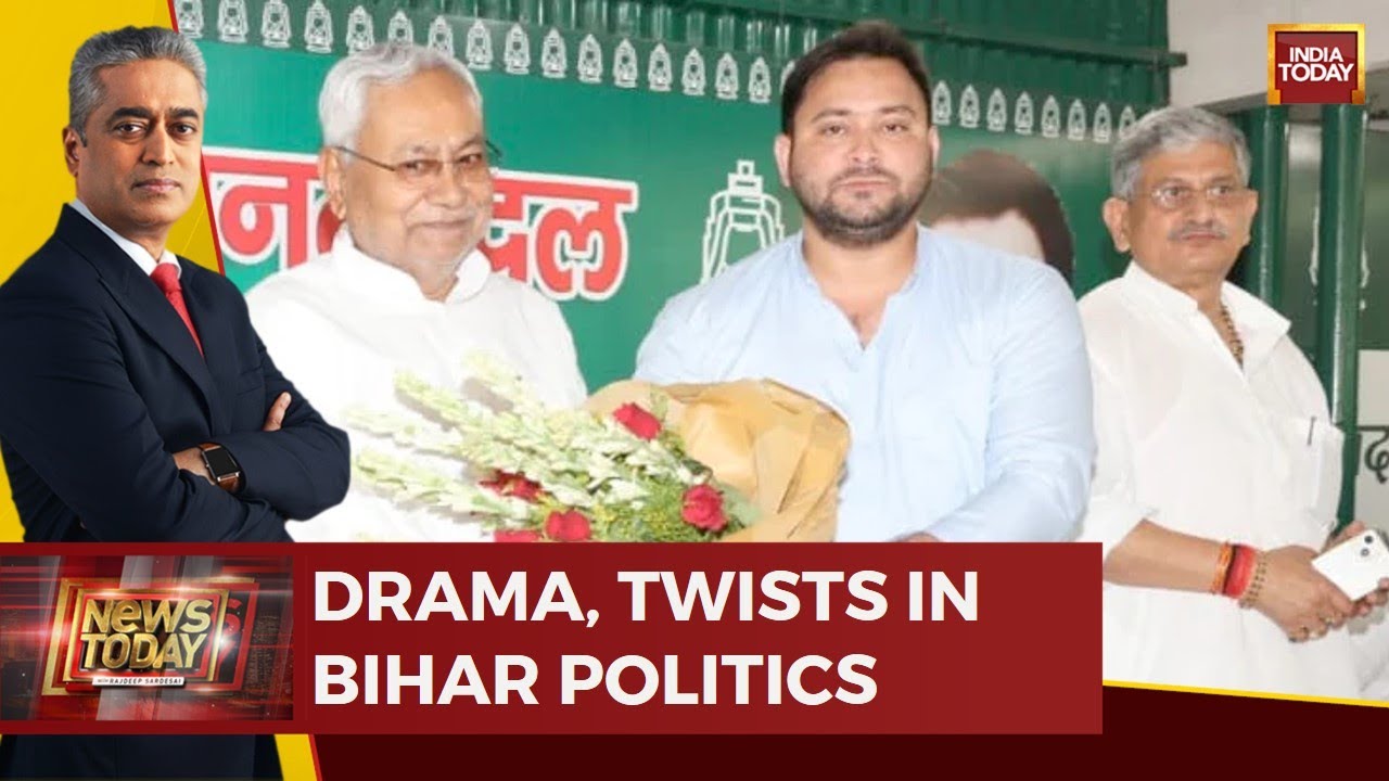 News Today With Rajdeep Sardesai: Nitish Kumar Again Ditches BJP | Bihar Political Crisis