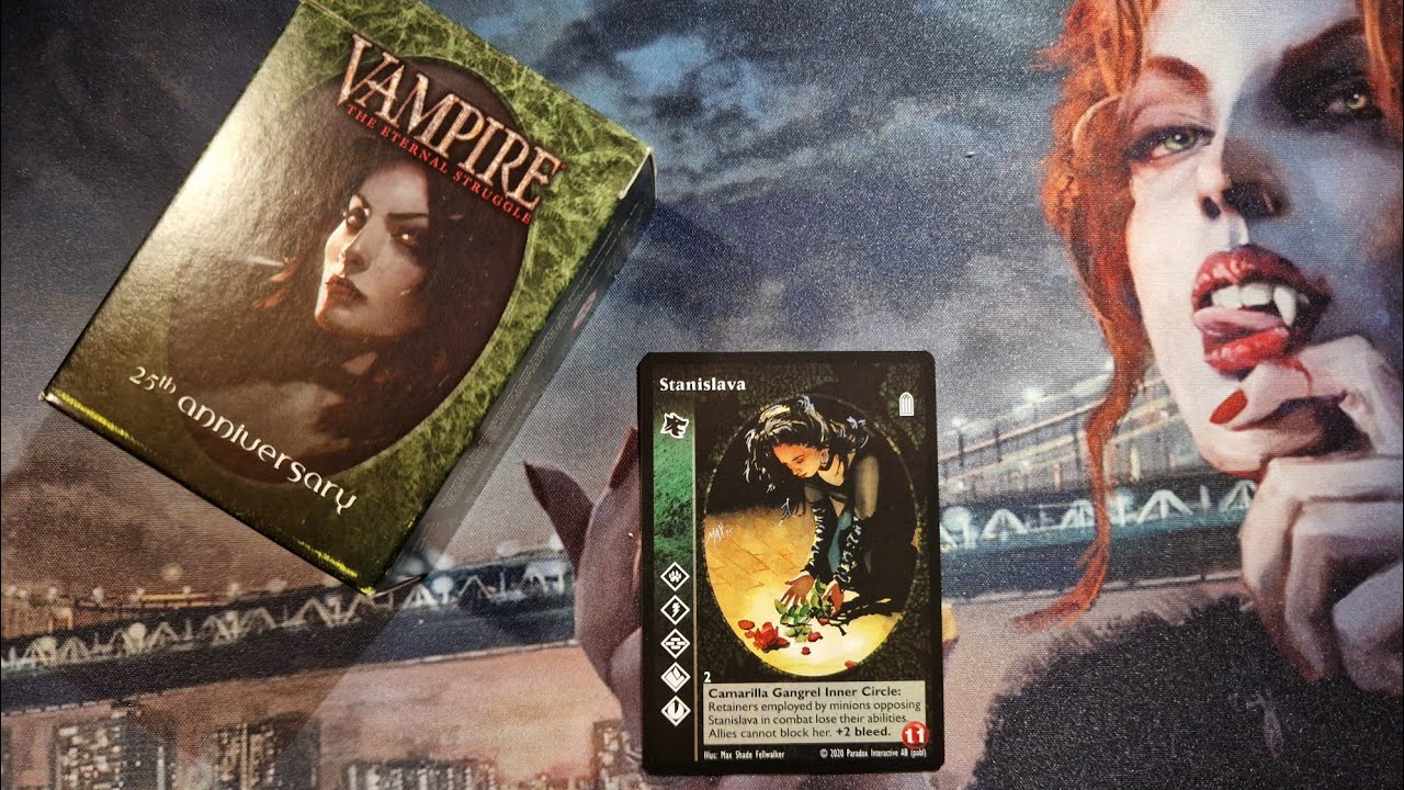 Unboxing Reign of Stanislava | Vampire: the Eternal Struggle | vtes | Gangrel | Black Chantry