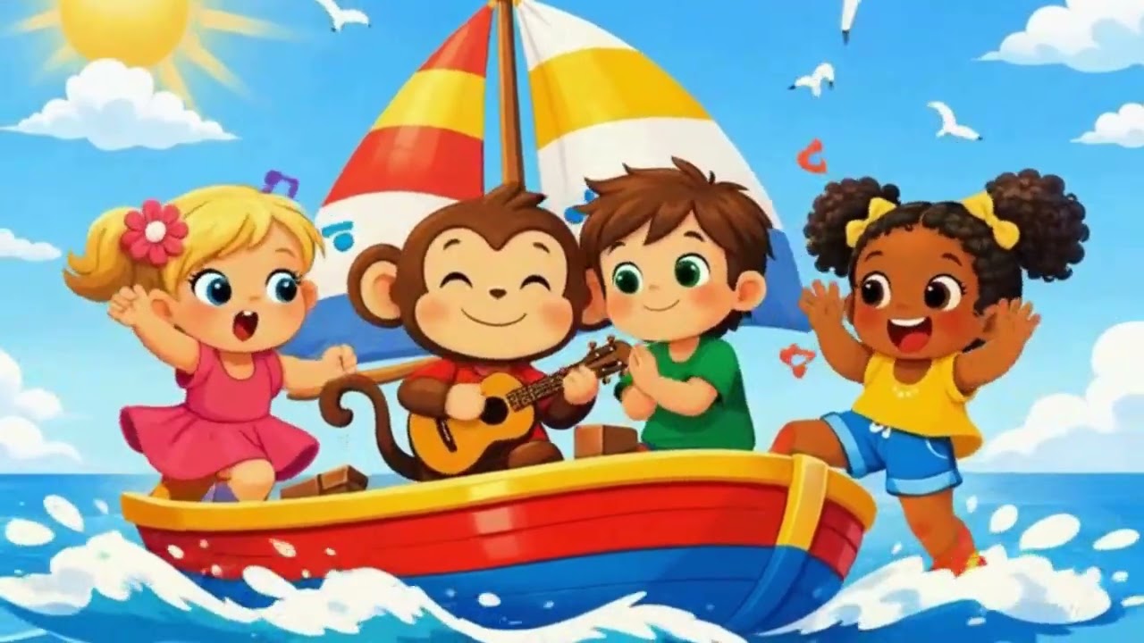 Bibillo on the Boat 🚤 | Fun Kids Song on the Sea!