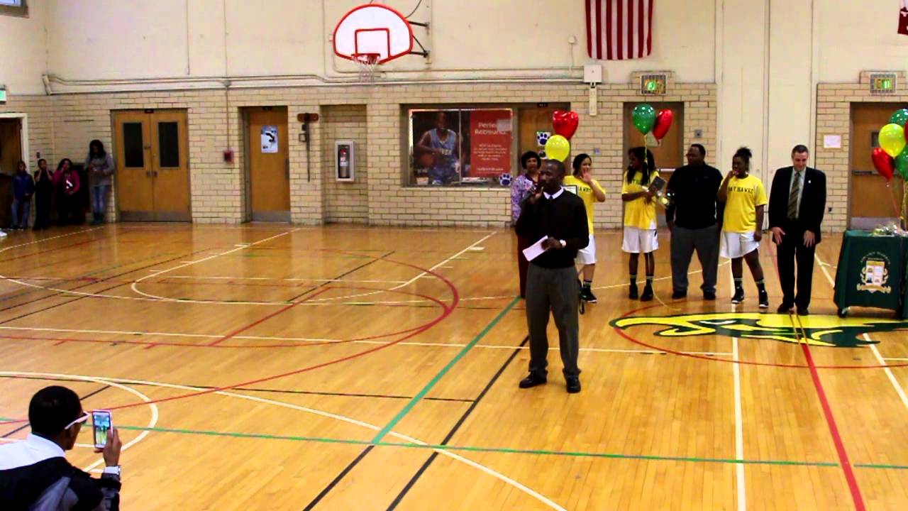 Benjamin Franklin High School Girls Basketball Senior Night