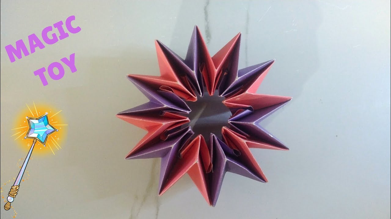 WOW!Paper fireworks that Really Spin!✨No Glue!