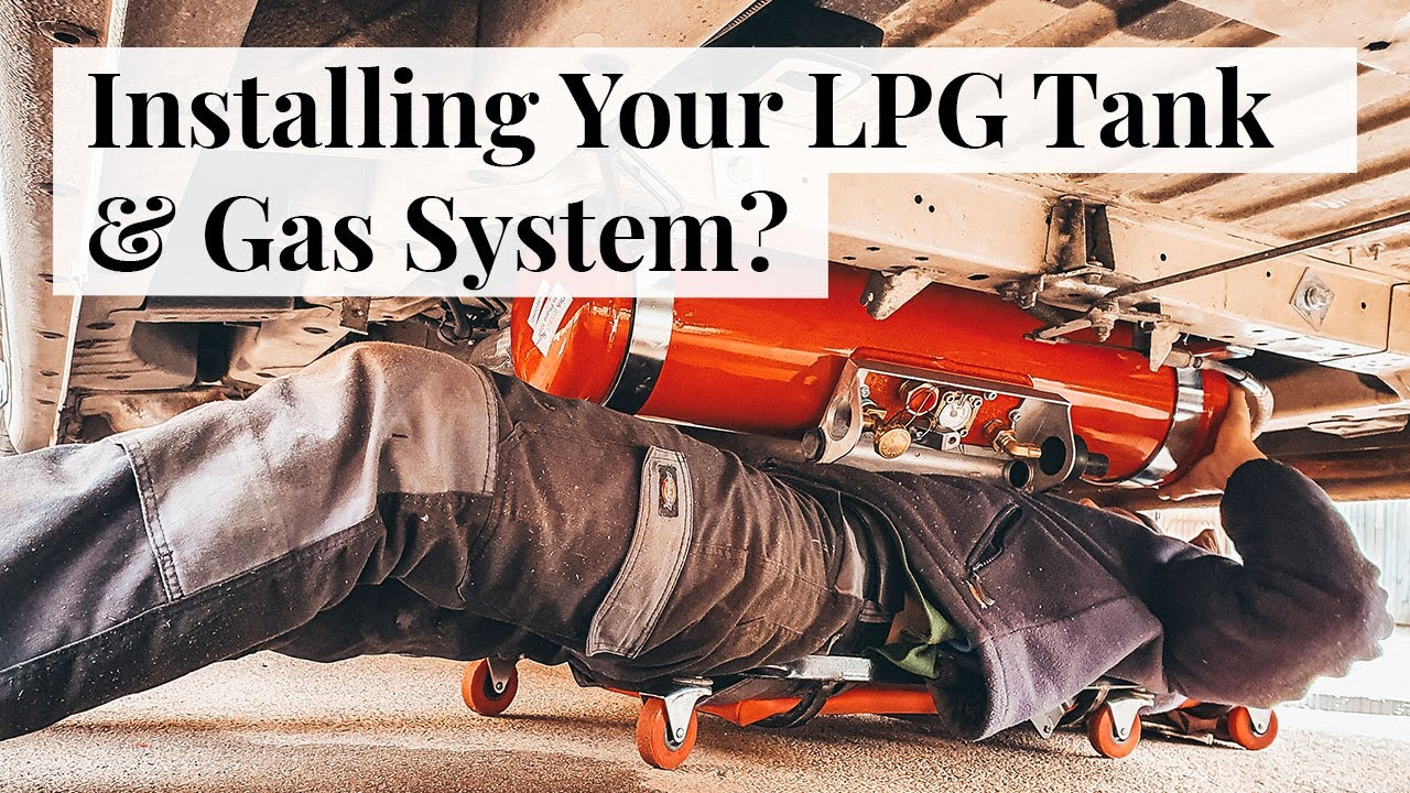 How To Fit An Underslung LPG Tank & Gas System | DIY Van Conversion Including Parts & Instillation