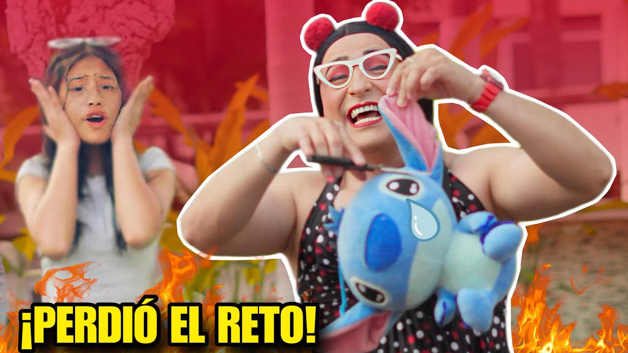 Alejandra imita a Stitch 🤩 reto de imitaciones😰