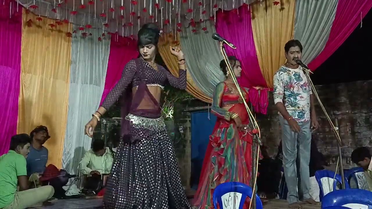 मिस पल्ल्वी रानी की जोकर के साथ हास्य कॉमेडी 💐प्रोग्राम अमगांव 