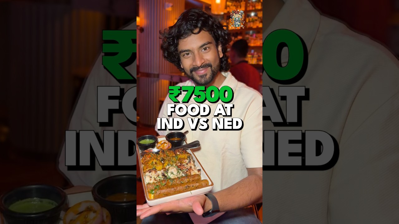 What I Ate Watching India vs Ned At A Pub! 🏏 🏆