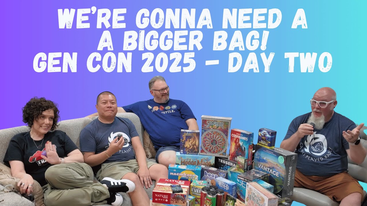 We Survived Gen Con 2025 Day Two and Got SO Many Games!