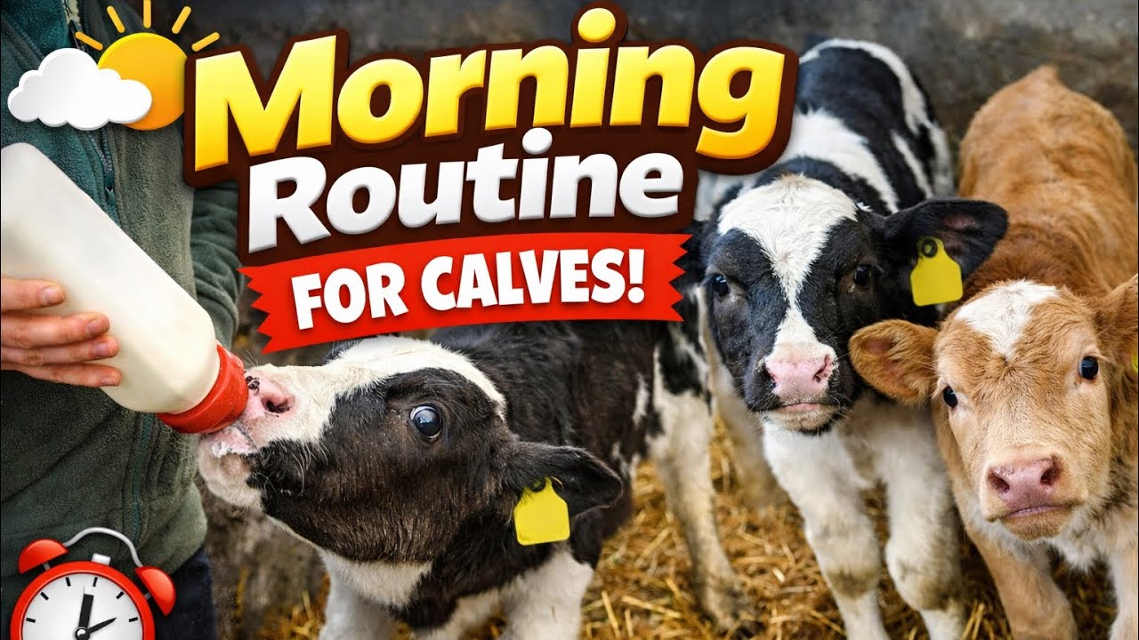Morning Routine For Baby Cows In 2026 🐄🍼