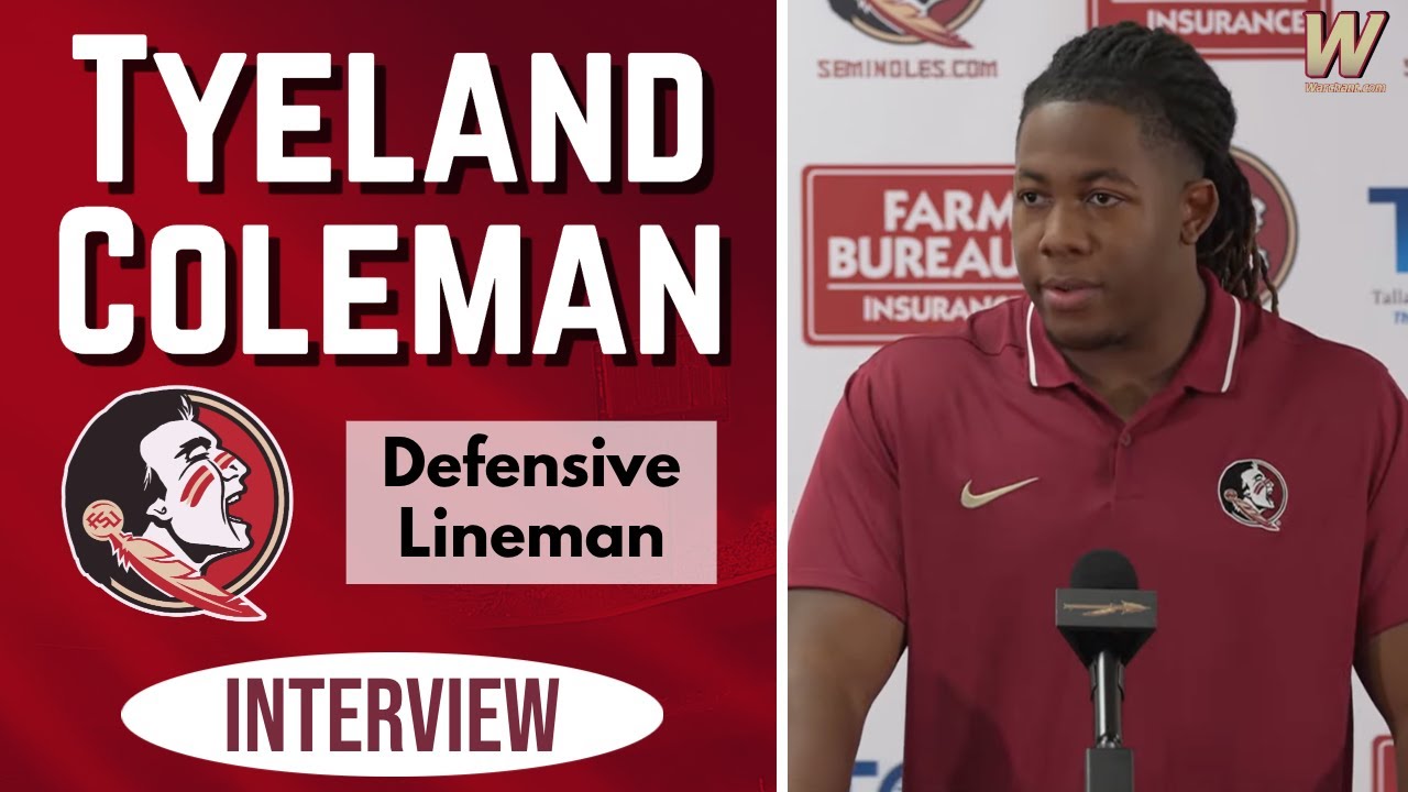 Tyeland Coleman on having 0 stars out of high school, playing DL for FSU Football | Warchant TV #FSU