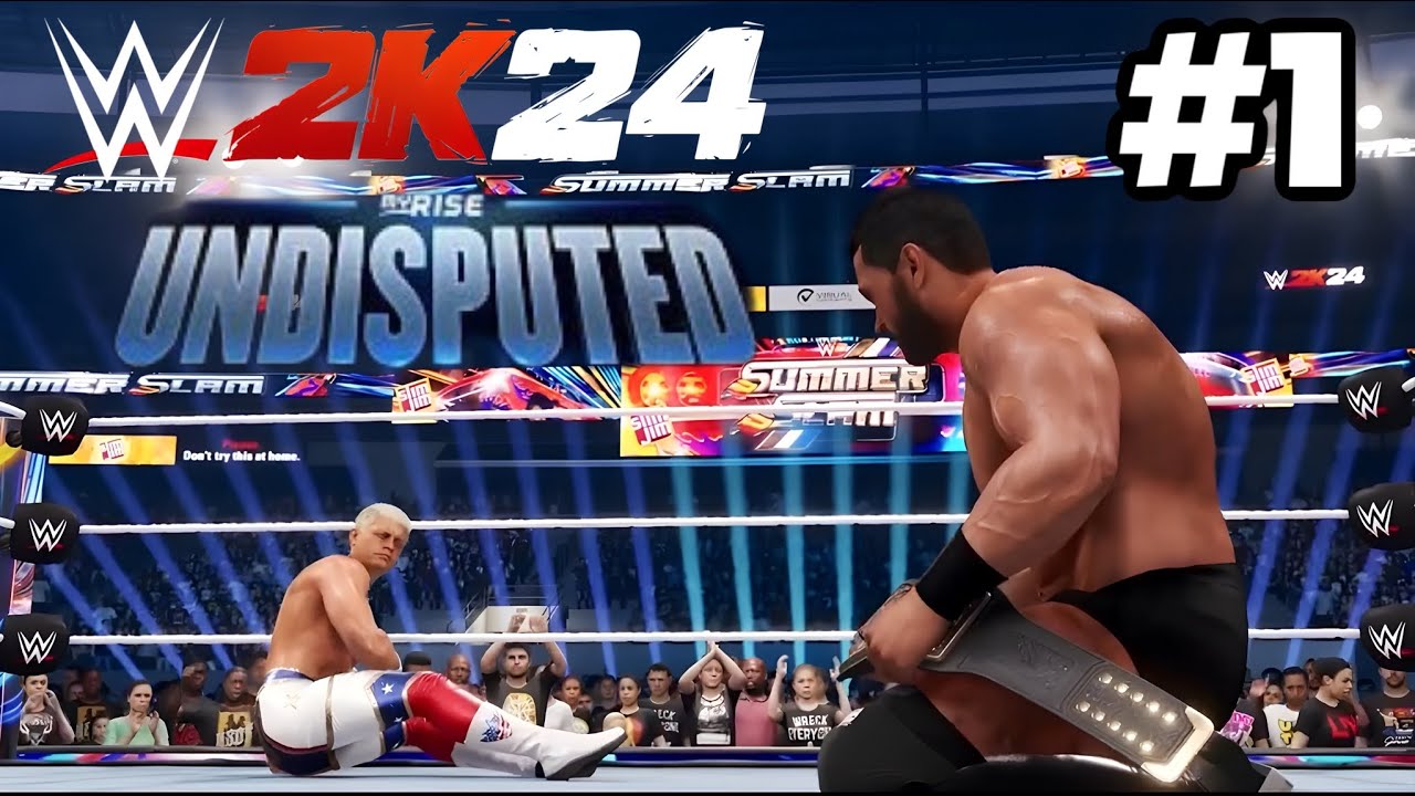 WWE 2K24 MyRise: UNDISPUTED - BECOMING THE DARK HORSE (EPISODE 1)