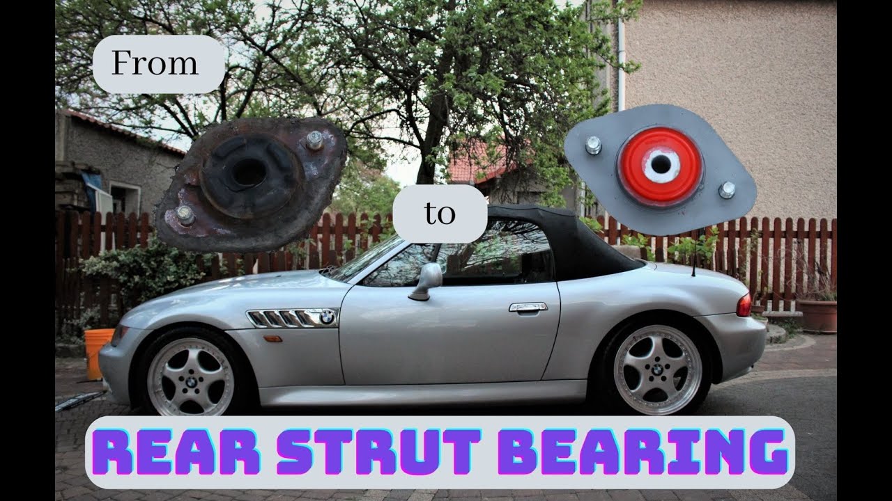 [DIY] BMW Z3 rear strut bearing / bush replacement. Wymiana górnego łożyska amortyzatora tylnego