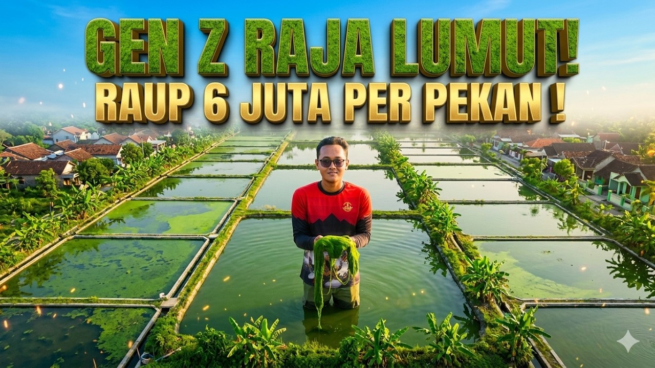 Hasilkan 6 JT Perpekan, GEN Z ini ingin merambah ke Riset Baru, Kripik Lumut.