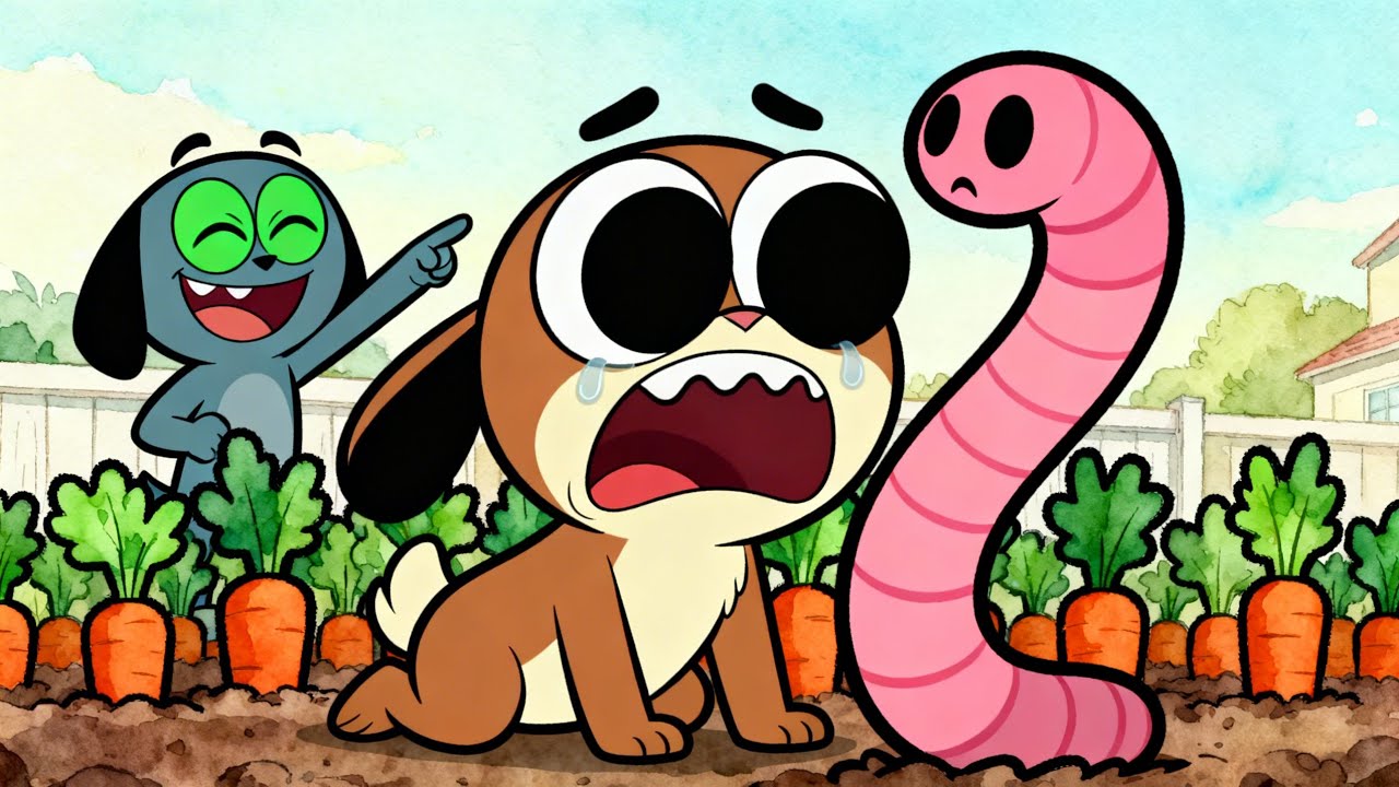 Whiskers vs The Wiggly Worm Army! 🪱😂 | Funny Cartoon | Tom and Jerry