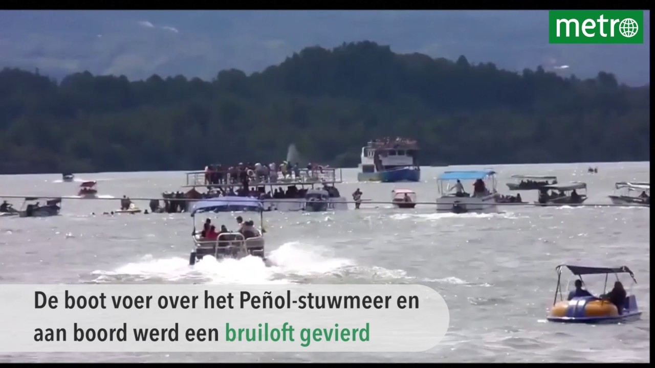 Boot met ruim 170 opvarenden gezonken in Colombia