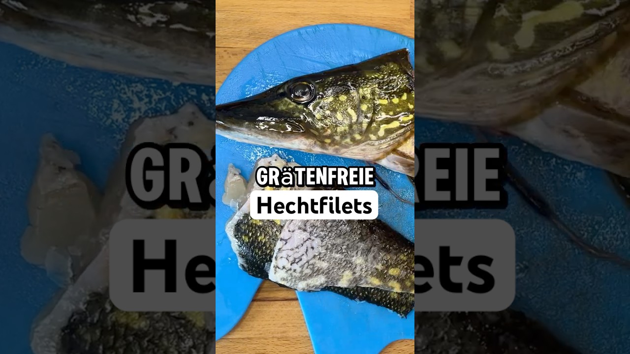 So einfach filetierst du einen Hecht in 5 St&uuml;cke!