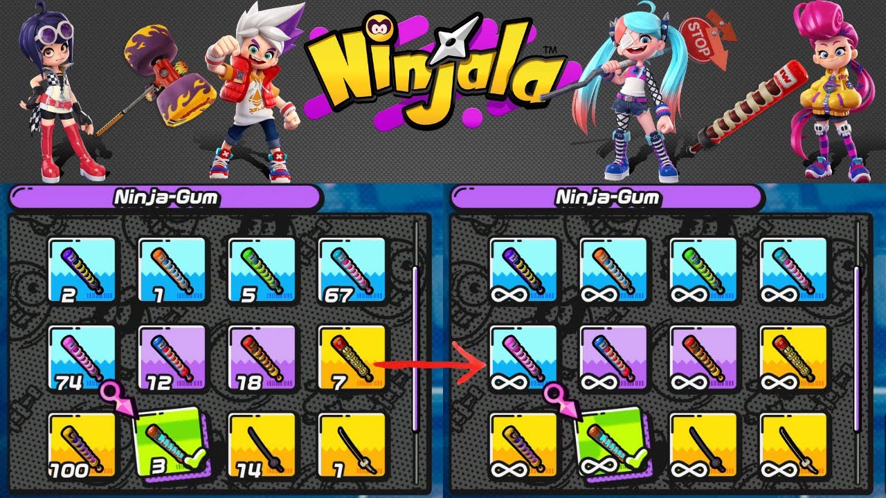 Ninjala - How to Make Weapon Skins Infinite