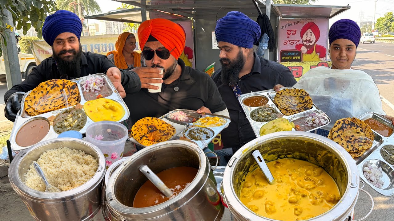 Mohali Food Tour | Makki Roti , Saag , Idli | Punjabi Thali | Indian Street Food