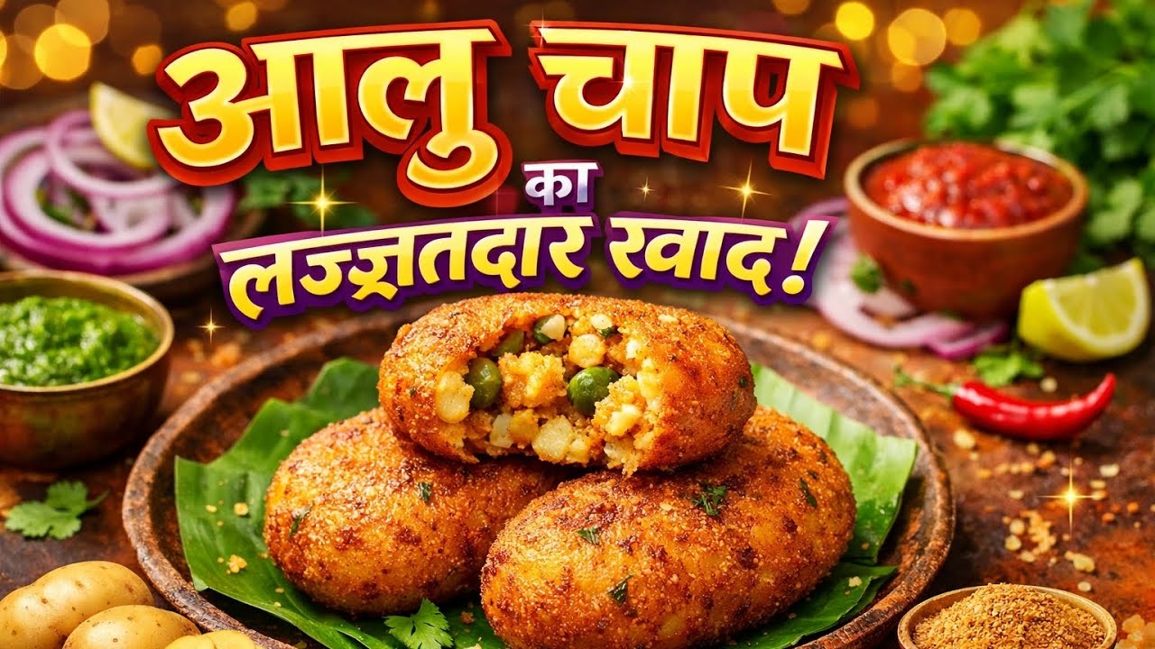 🔥 करारी और मसालेदार आलू चाप रेसिपी 😋