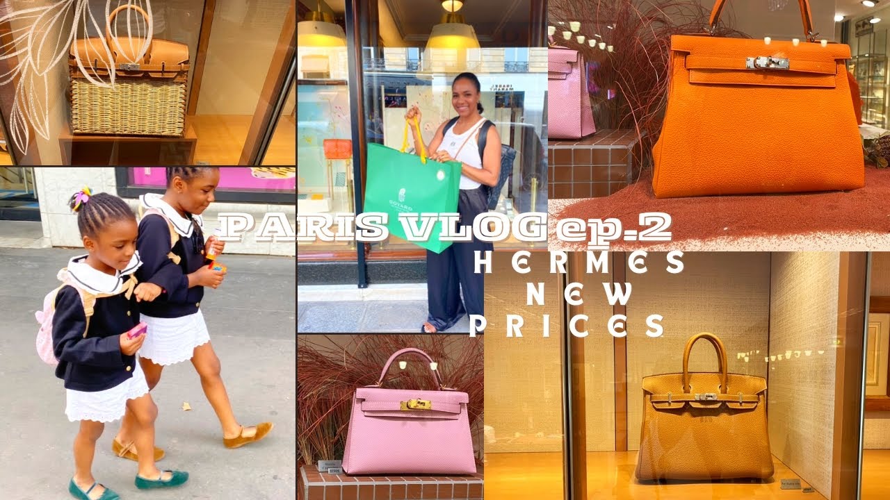PARIS VLOG ep.2 / HERMES NEW PRICES / PARIS FSH / GOYARD UNBOXING / MABEL IN HAMBURG.