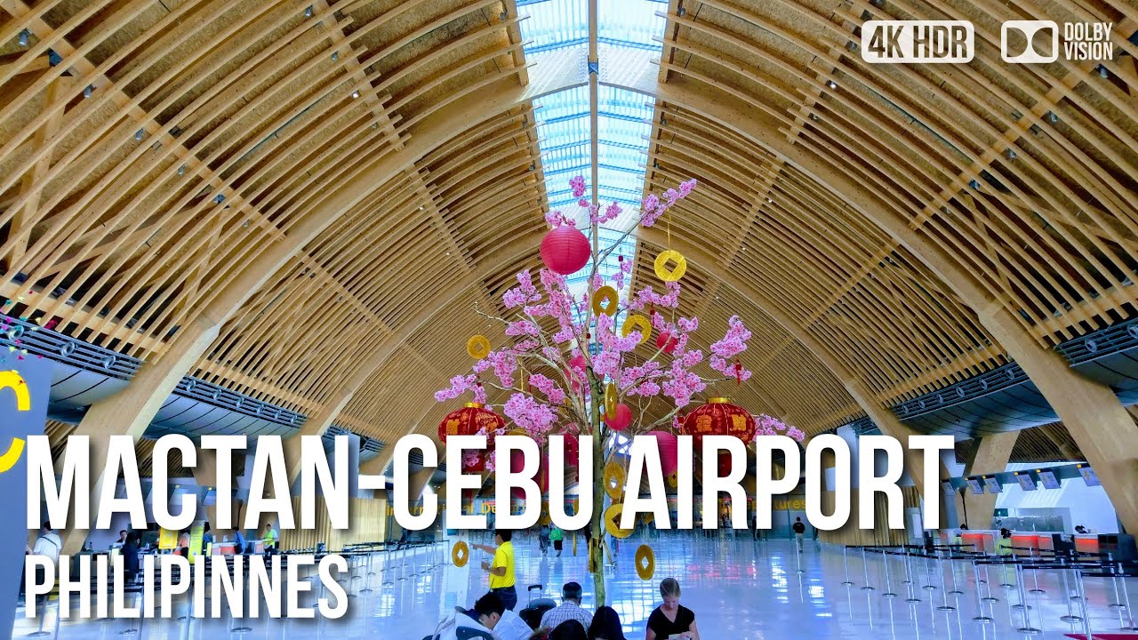 Mactan-Cebu International Airport (MCIA) - 🇵🇭 Philippines [4K HDR] Walking Tour
