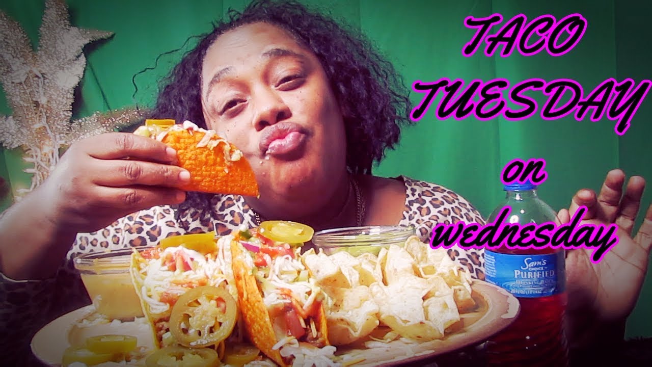 SAVAGE EATING ✨ MESSY EATING ✨ TACO TUESDAY ON A WEDNESDAY / MUKBANG EATING SHOW