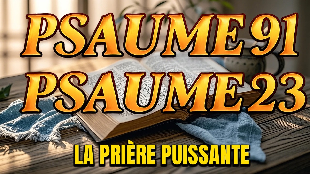 PRIÈRE DU JOUR 19 MARS – PSAUME 91 et PSAUME 23–Les deux PRIÈRES LES PLUS PUISSANTES de la BIBLE