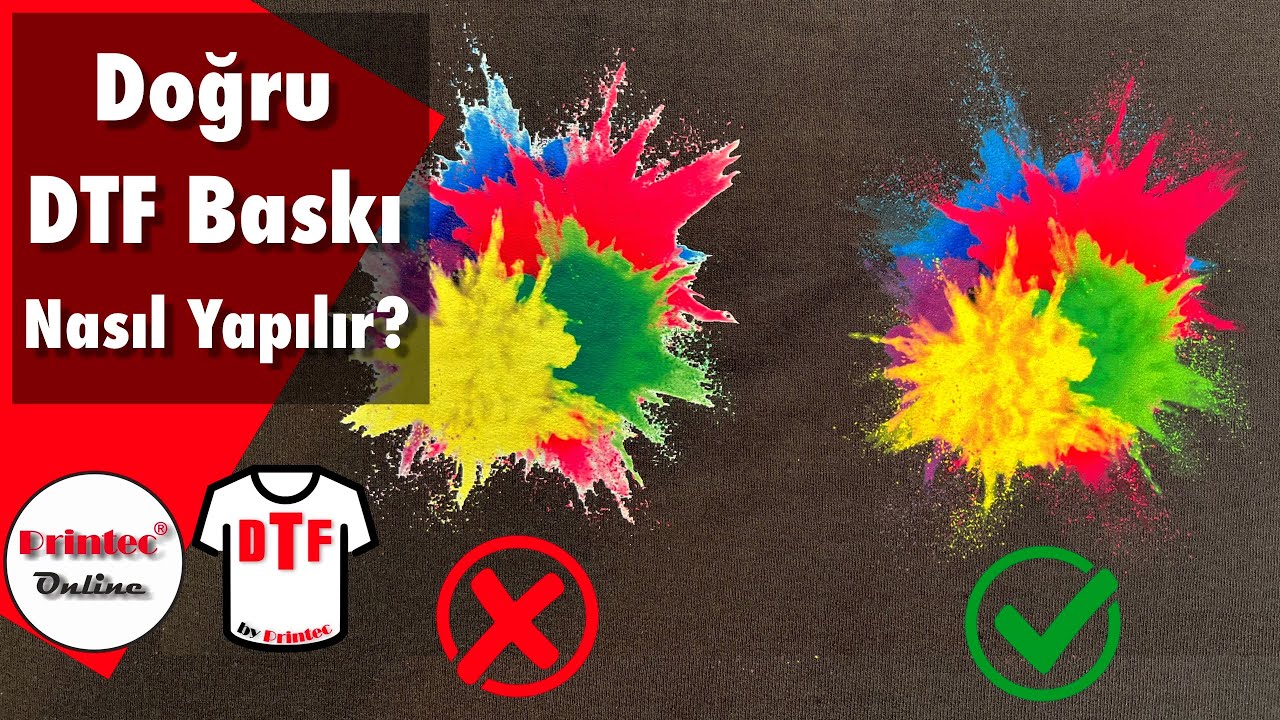 Doğru DTF Baskı Nasıl Yapılır? Bölüm 1 Yarı transparan geçişler