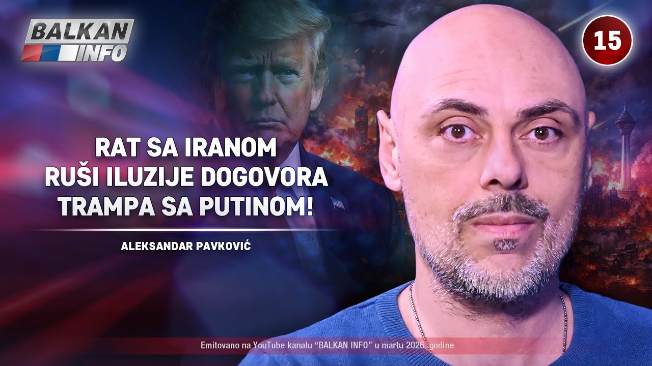 INTERVJU: Aleksandar Pavković – Rat sa Iranom ruši iluzije dogovora Trampa sa Putinom! (1.3.2026)