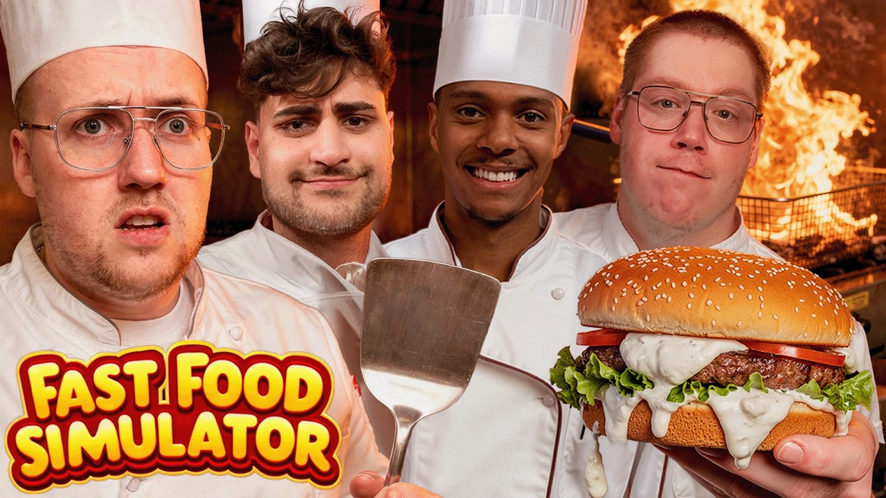 BURGER mit BUBENSAHNE?! GASTRO IST GEIL! | Fast Food Simulator mit Eli, Willy und GTime! | UNCUT