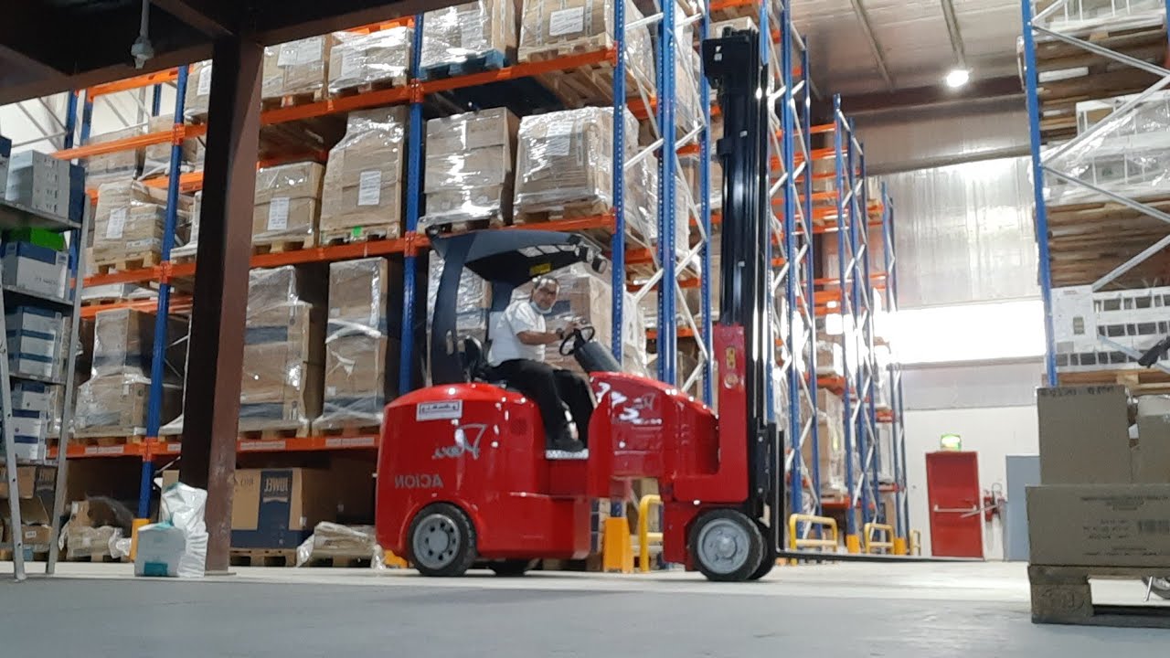LIFT & DROPPING USING FLEXI FORKLIFT