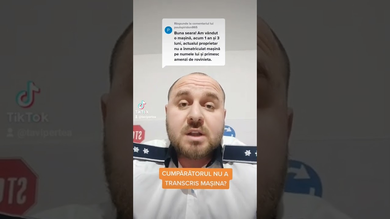 Cumpărătorul nu a transcris mașina și primești amenzi de rovinieta?