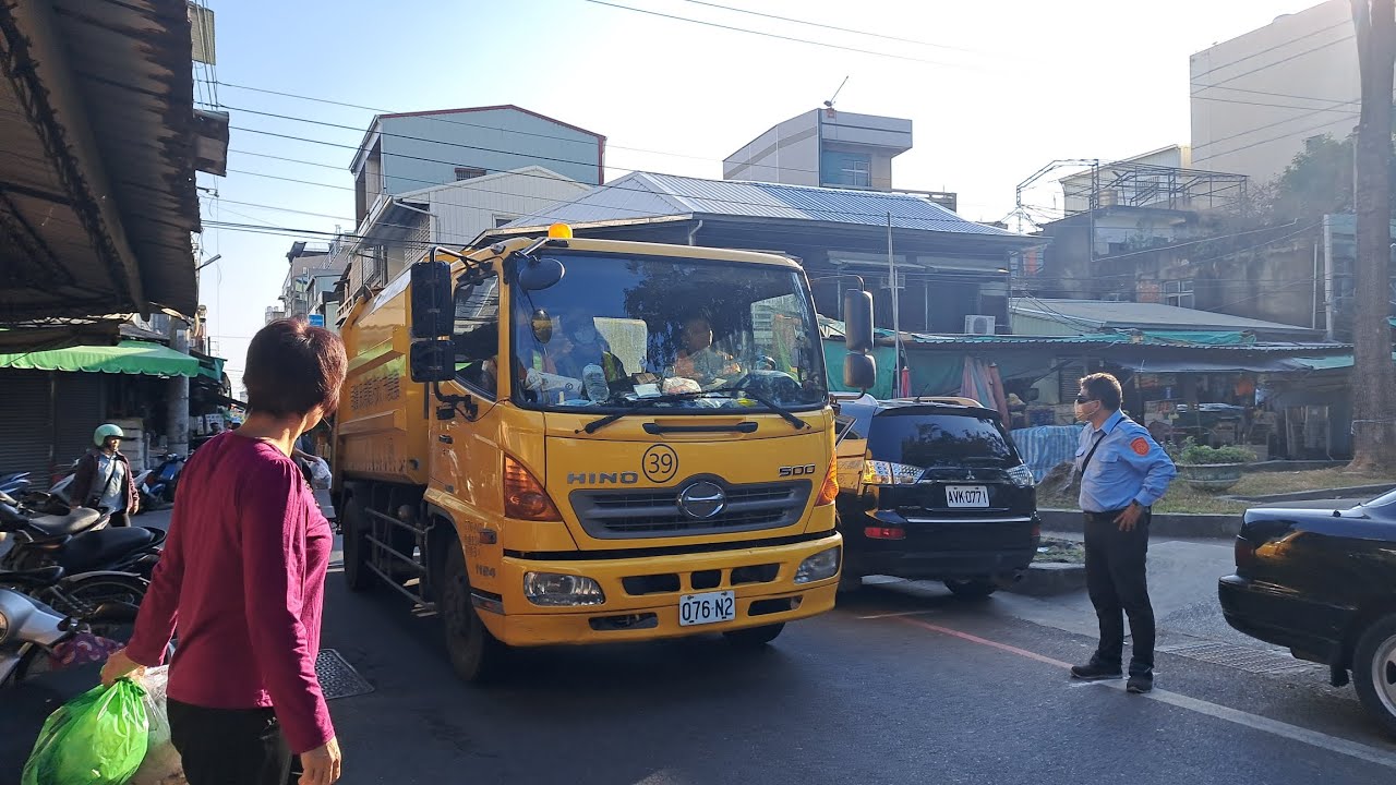 20231020嘉義市環保局垃圾車076-N2 (收市場吊桶)