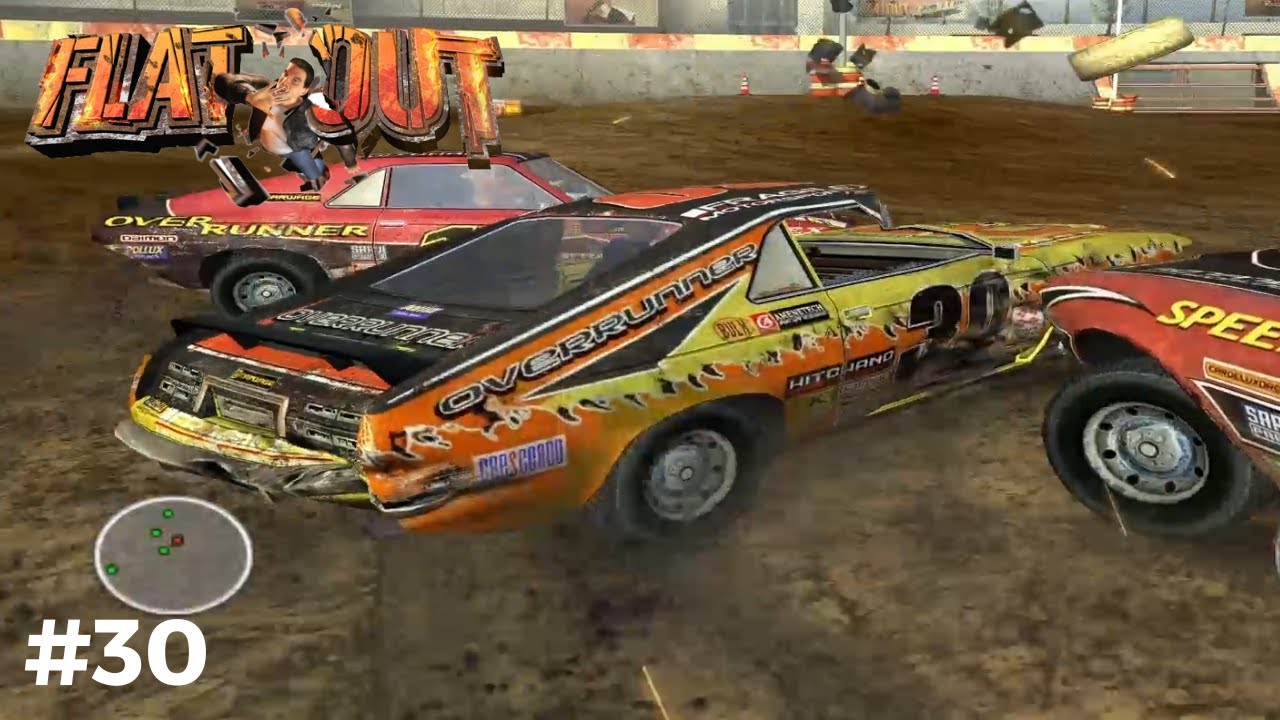 Flatout 1 (2004) - Demolition Derby Gameplay #30 - Demolition Arena (Pc)