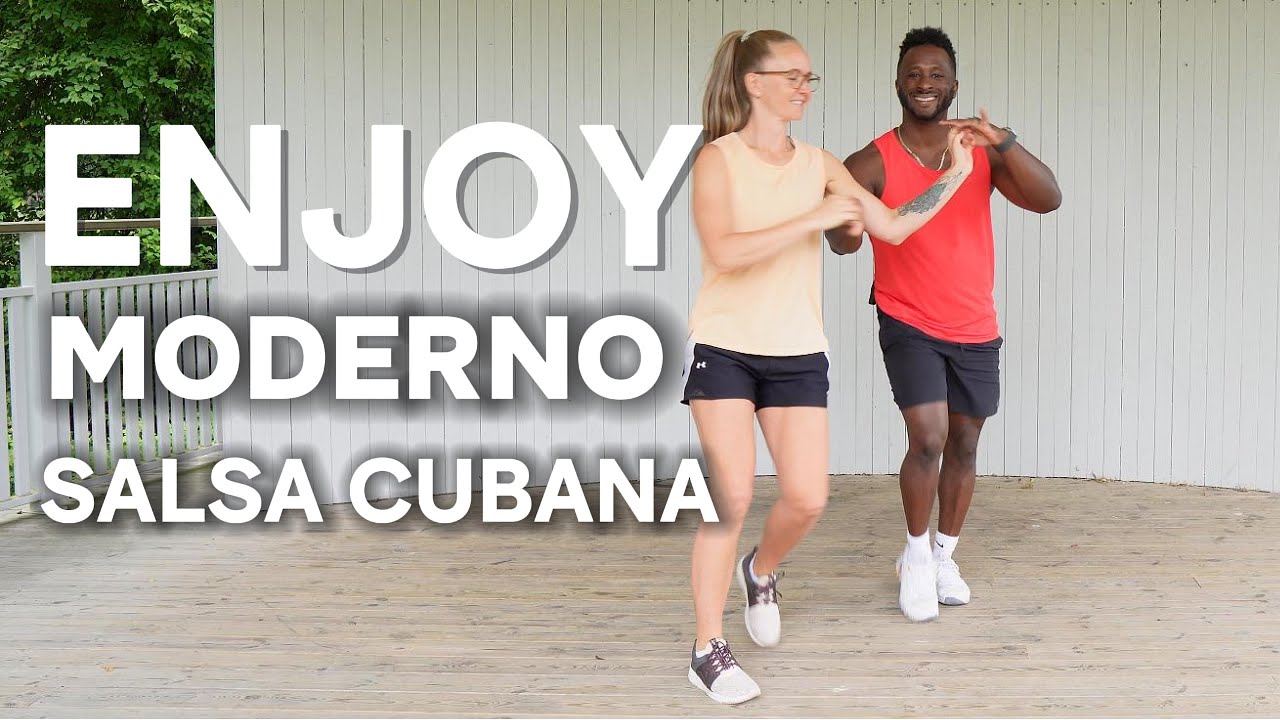 ENJOY MODERNO Paso a Paso | Figura Divertida de Salsa Cubana (Casino) | Tutorial Lento