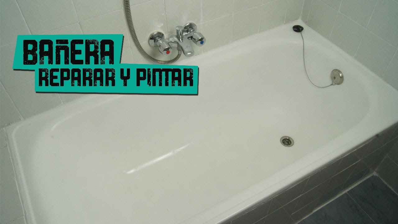 Reparar bañera con oxido y pintarla (QUEDA COMO NUEVA)