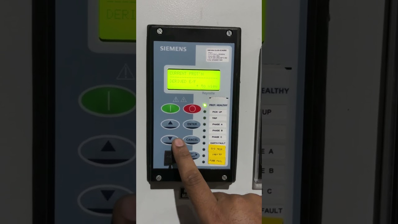 SIEMENS 7SR1004 RELAY BASIC CONFIGURATION AND SETTINGS