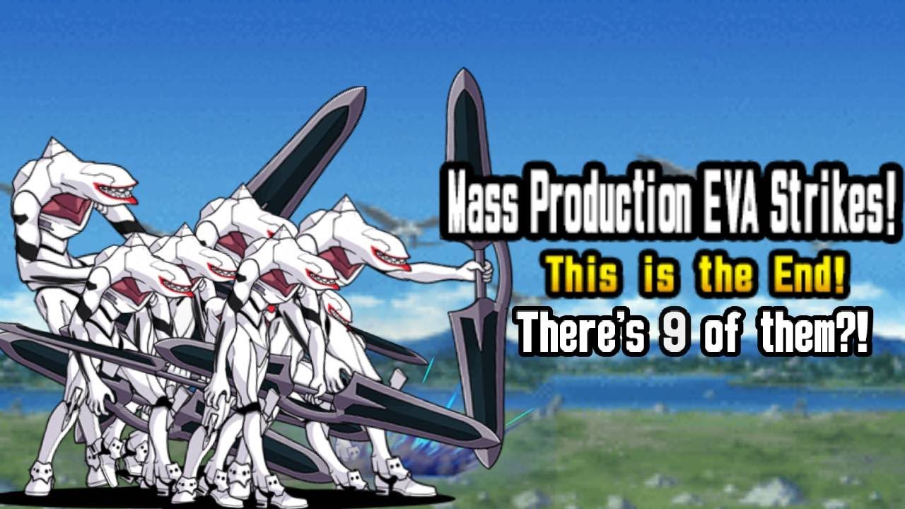 Battle Cats x Neon Genesis Evangelion || This is the End! (Mass Production EVA Strikes!)