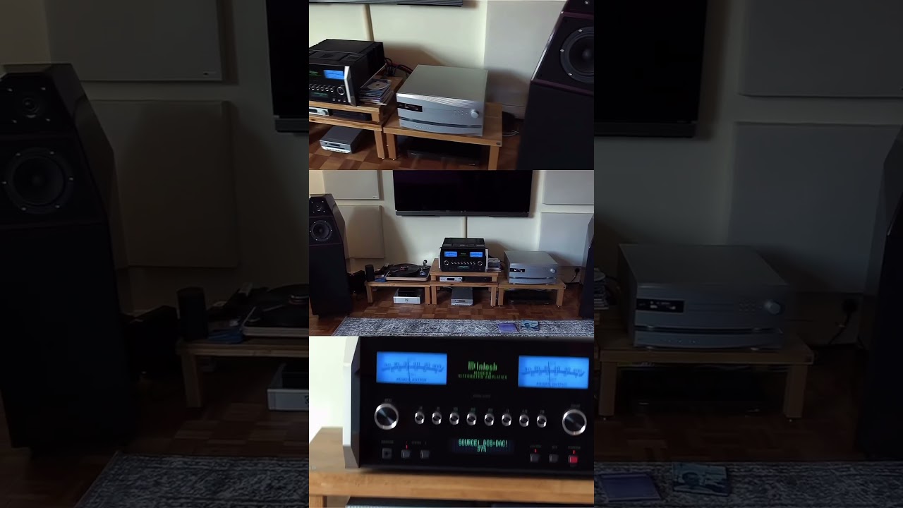 dCS Rossini DAC Player spinning Boris Blank Electrified with Wilson Audio and McIntosh